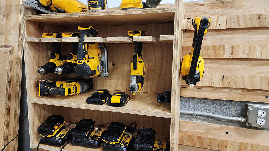 Battery Power Tool Holder