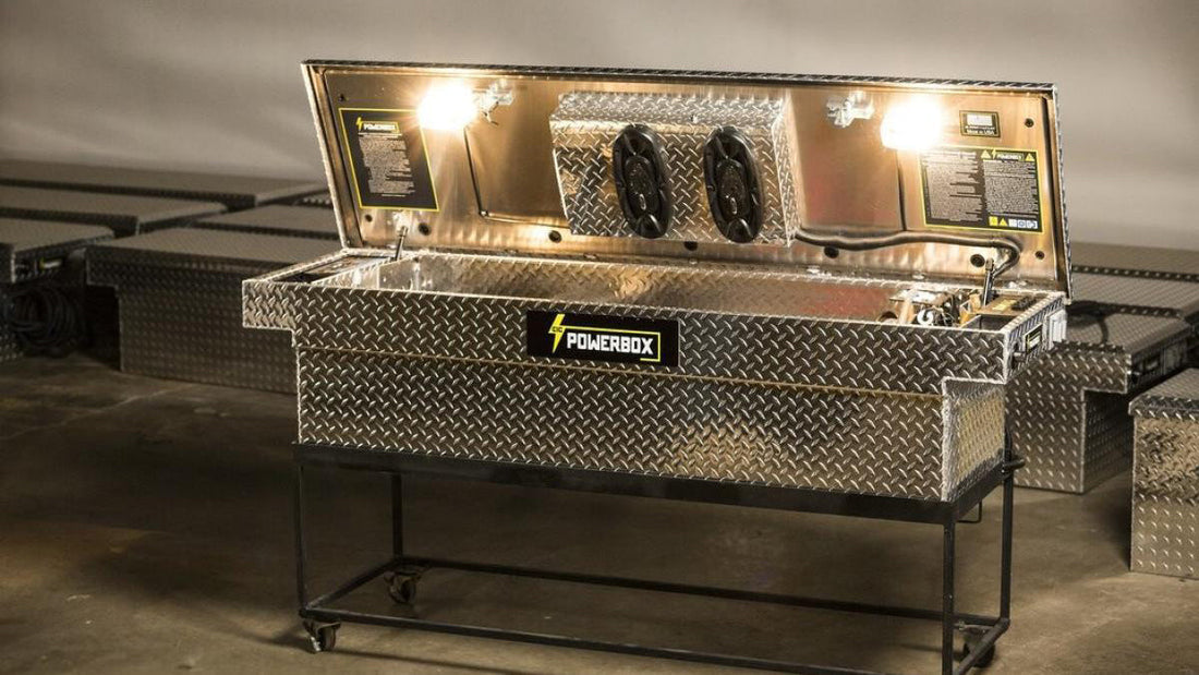 Truck Tool Box with Power